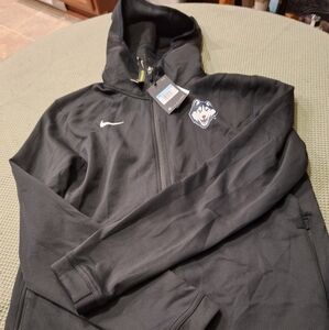 Nike Men's Black Performance Jacket with Hood